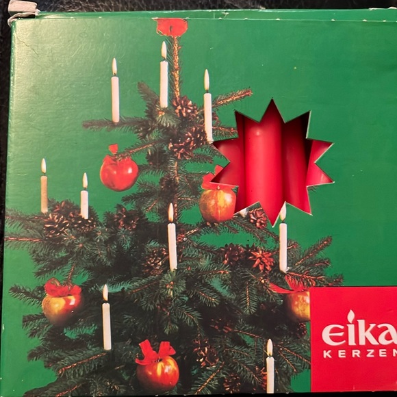 Authentic Eika  Kerzen Adventkerzen Candles Red Partial boxes - Picture 1 of 5